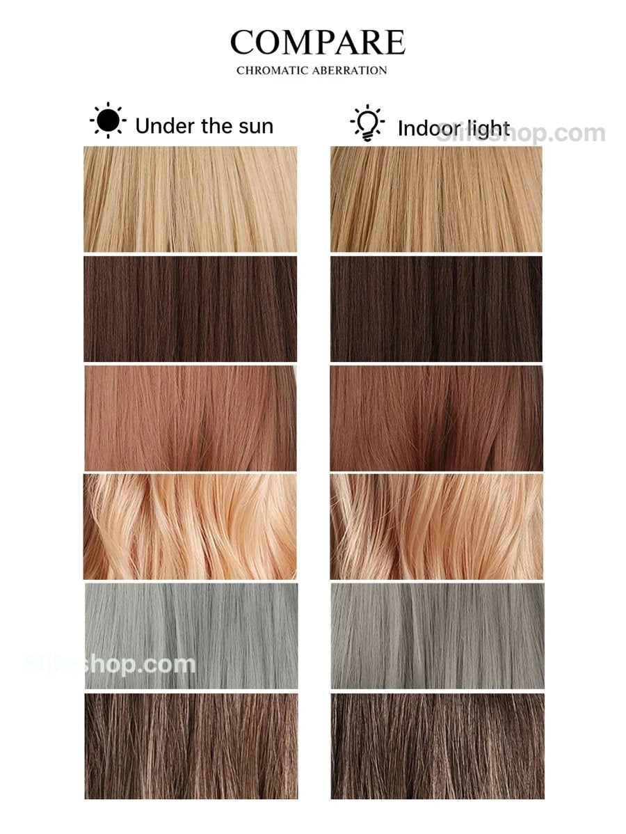 Rainbow Bob Wig Short Wig Halloween Wig Drag Wig