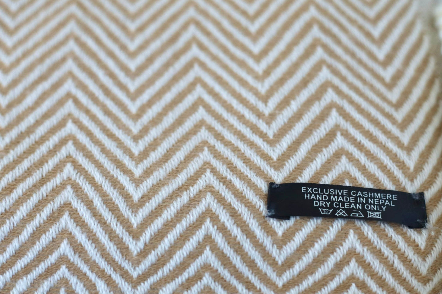 Handmade 100% Cashmere Scarf Black-Friday Special Price! Handmade in Nepal Thick Soft and Warm Fair-trade from Nepali Artist Clearance