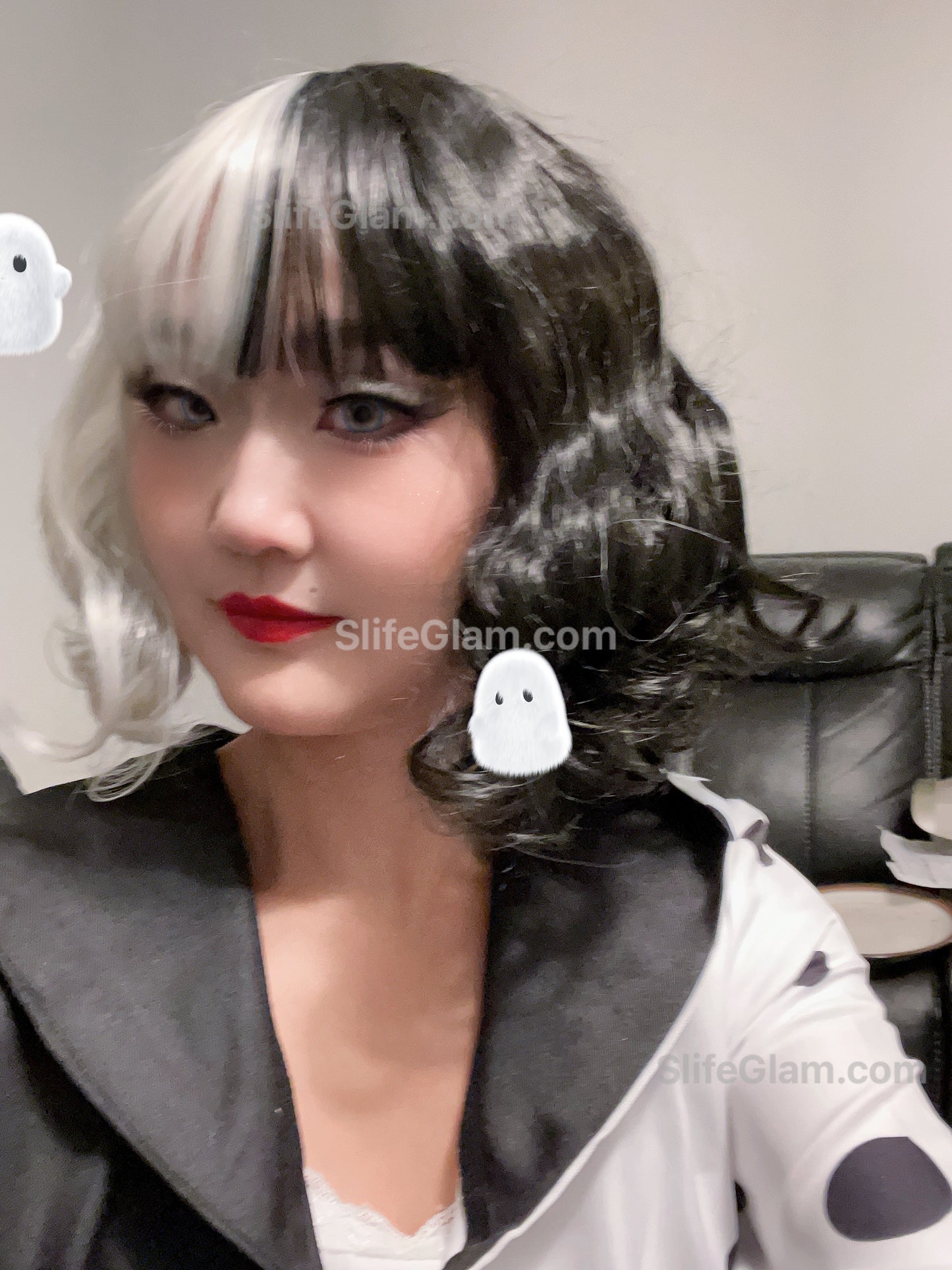 Cruella De Ville Halloween Costume Cruella De Ville Wig Cosplay