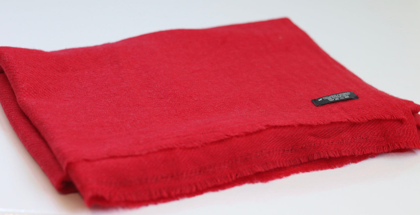 Handmade 100% Ring Cashmere Scarf Handmade in Nepal Light Soft and Warm Fair-trade from Nepali Artist Clearance Holiday Special Christmas Gift