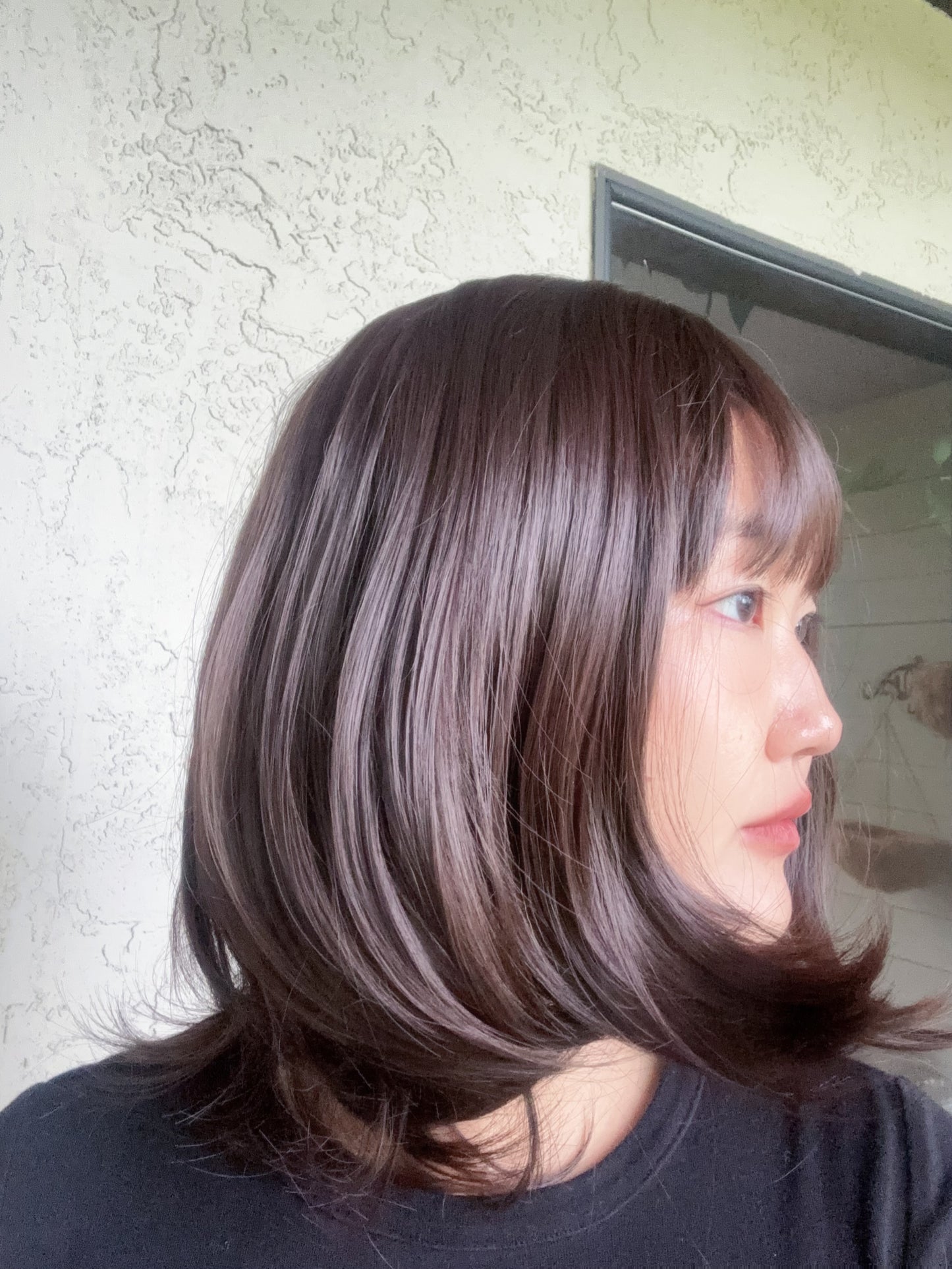 Beautiful Shoulder Length Short Brown Wig Dark Brown Light Brown Wig Natural Realistic