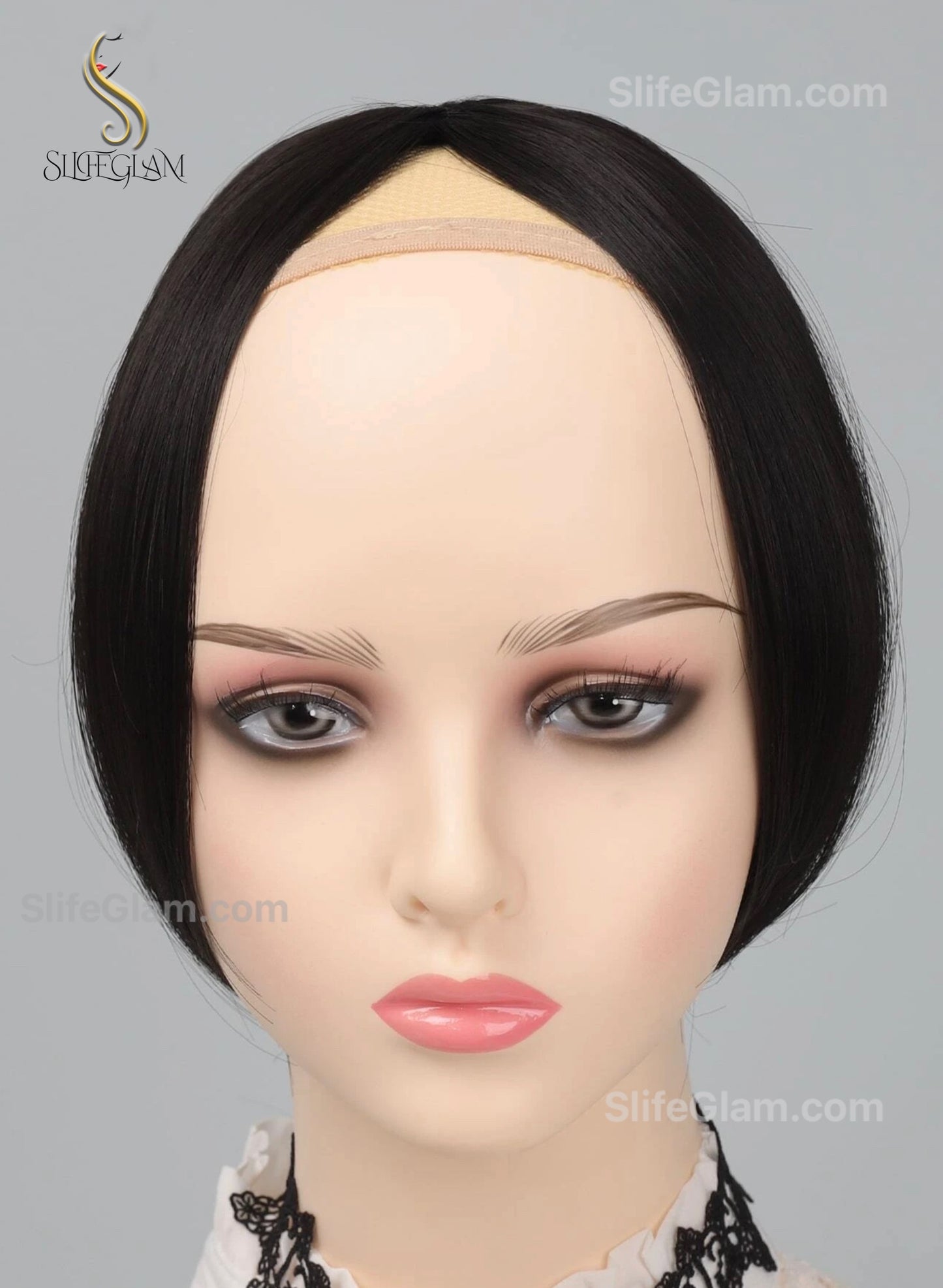 Realistic Black Hair Topper