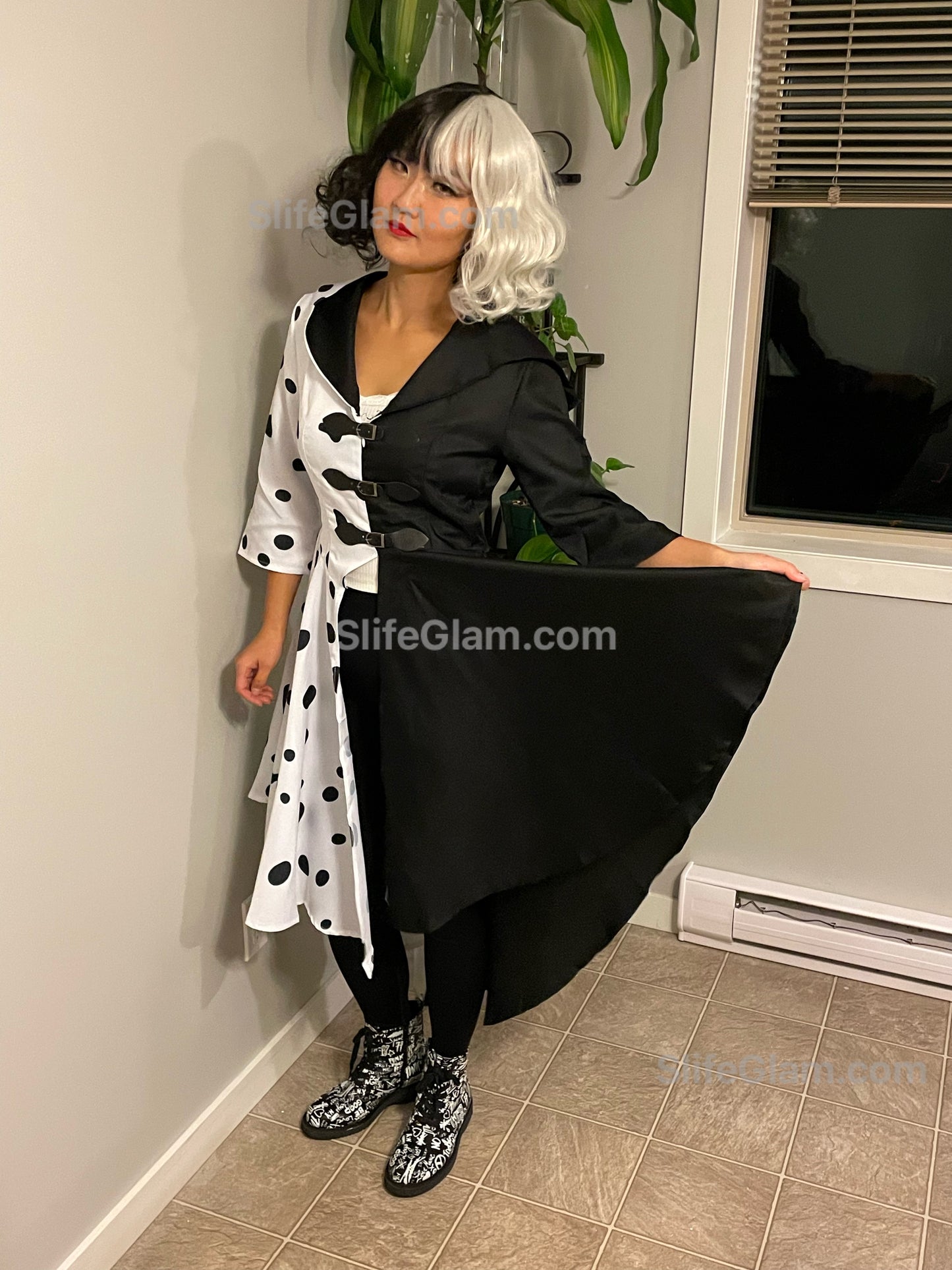 Cruella De Ville Halloween Costume Cruella De Ville Wig Cosplay