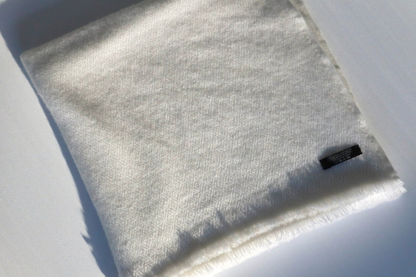 Handmade 100% Cashmere Scarf Black-Friday Special Price! Handmade in Nepal Thick Soft and Warm Fair-trade from Nepali Artist Clearance