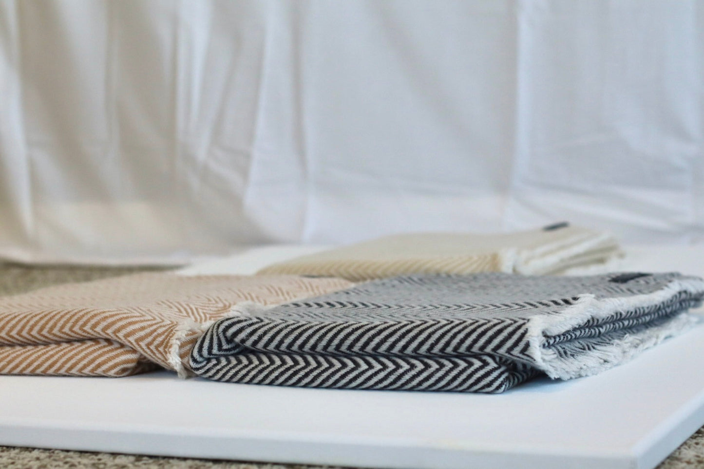 Handmade 100% Cashmere Scarf Black-Friday Special Price! Handmade in Nepal Thick Soft and Warm Fair-trade from Nepali Artist Clearance