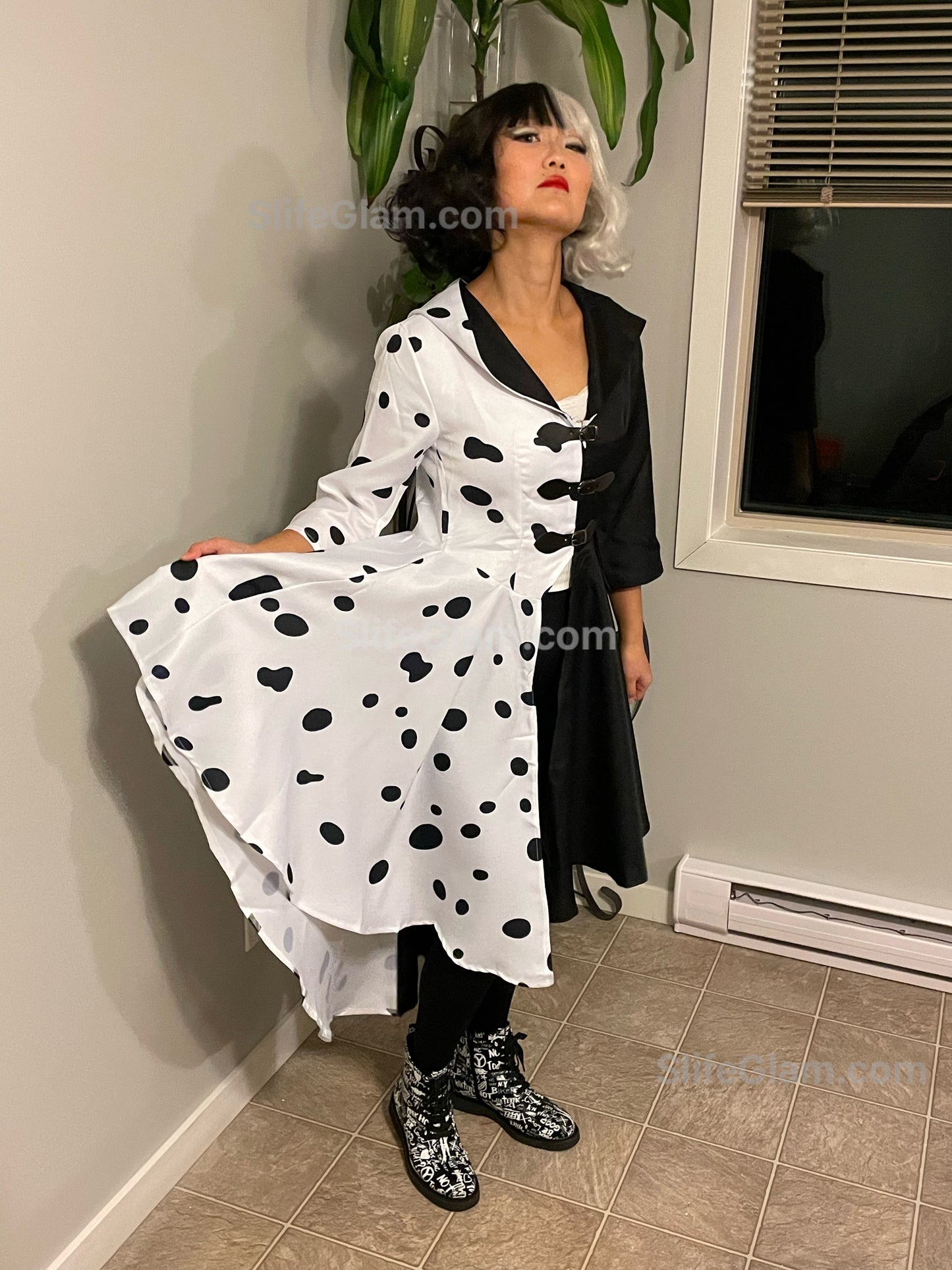 Cruella De Ville Halloween Costume Cruella De Ville Wig Cosplay