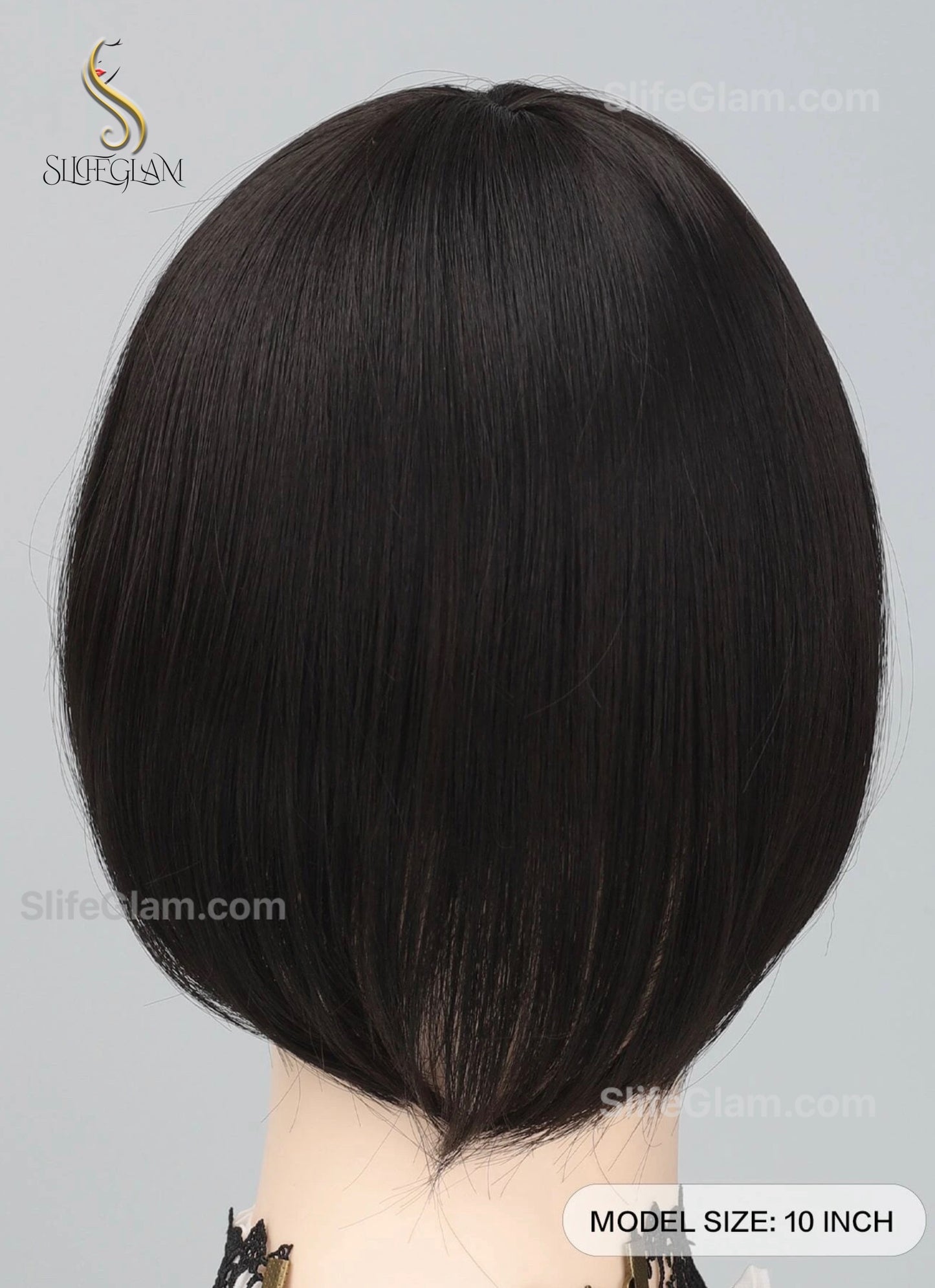 Realistic Black Hair Topper