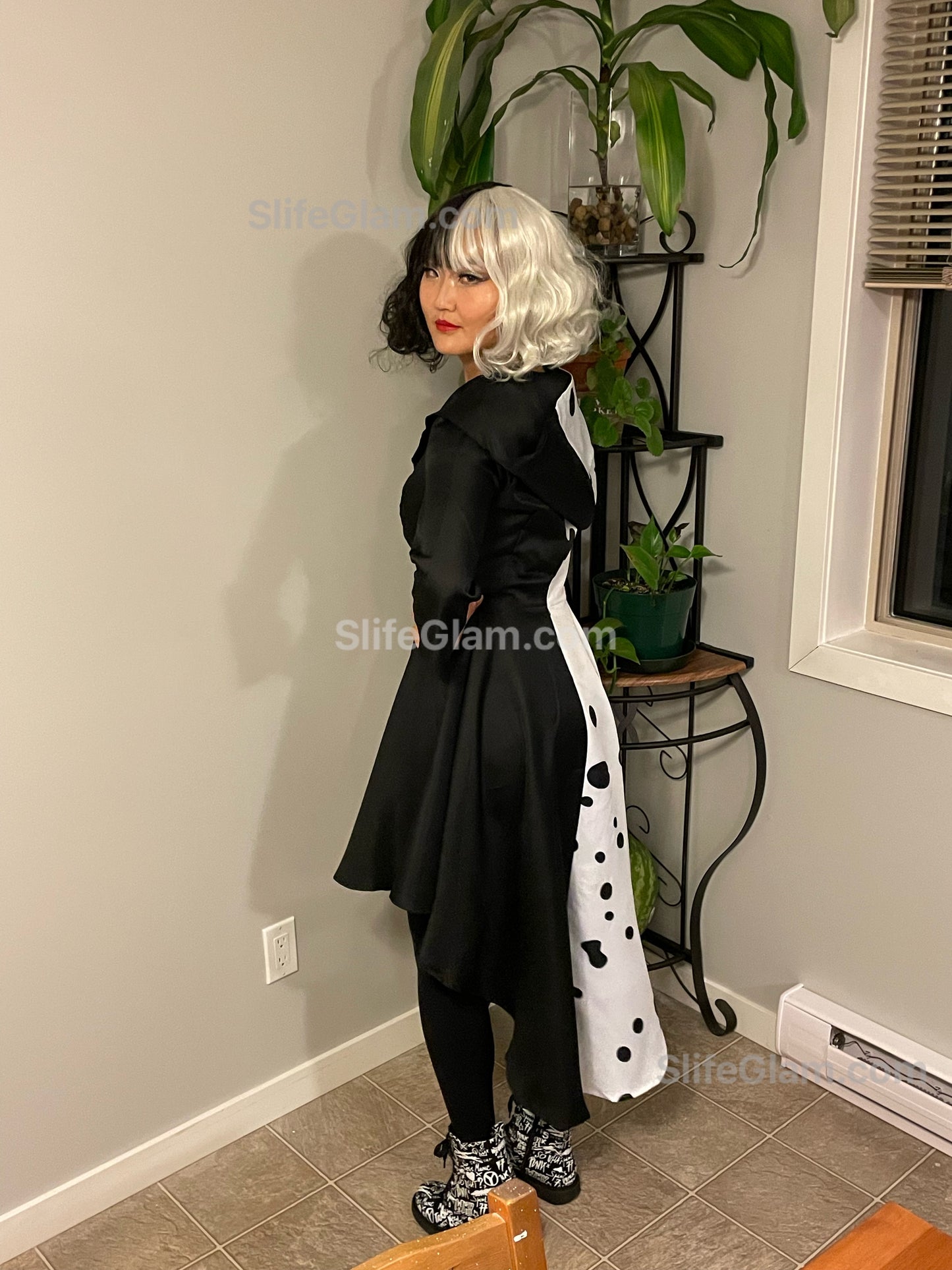 Cruella De Ville Halloween Costume Cruella De Ville Wig Cosplay