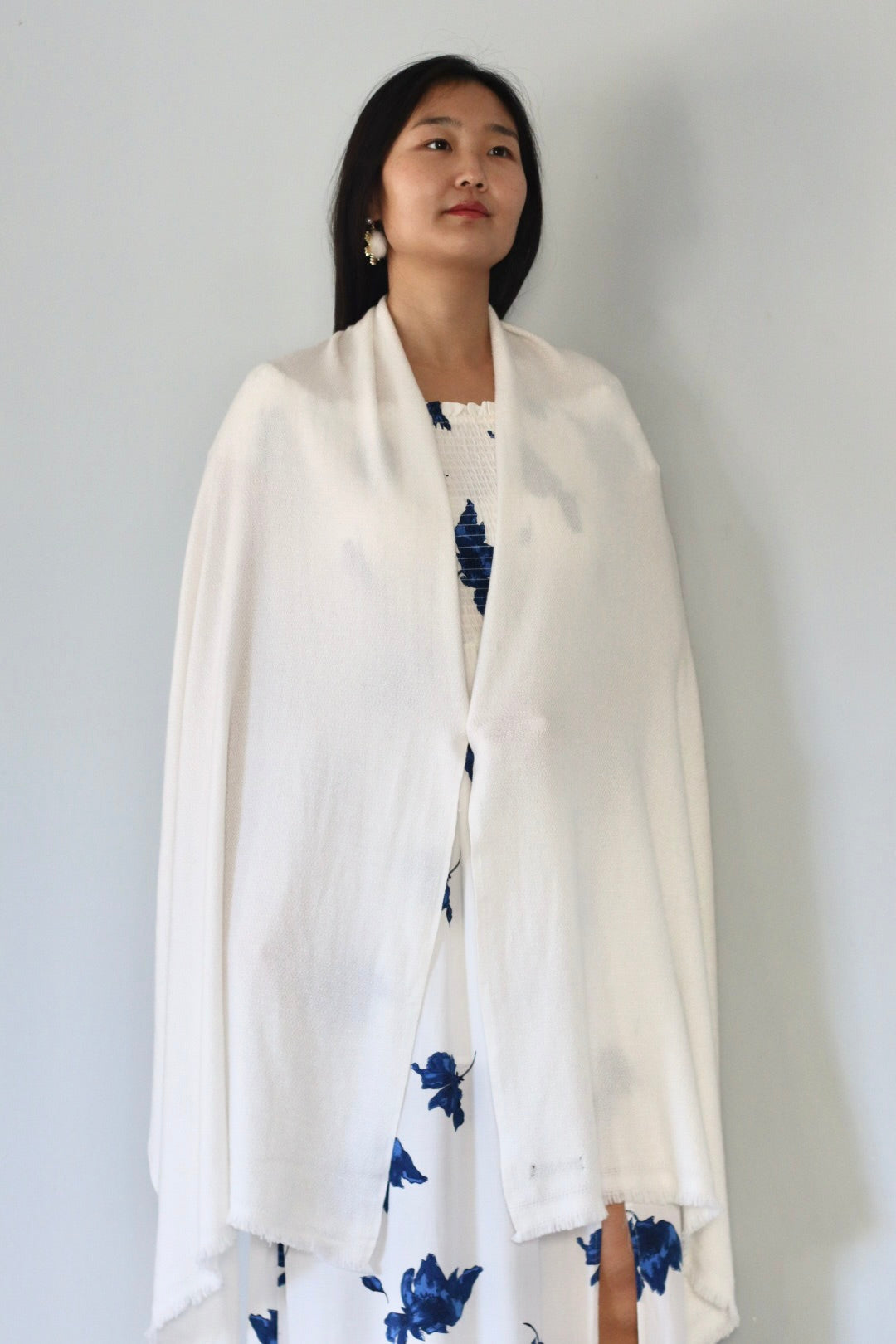 Handmade 100% Cashmere Scarf Black-Friday Special Price! Handmade in Nepal Thick Soft and Warm Fair-trade from Nepali Artist Clearance