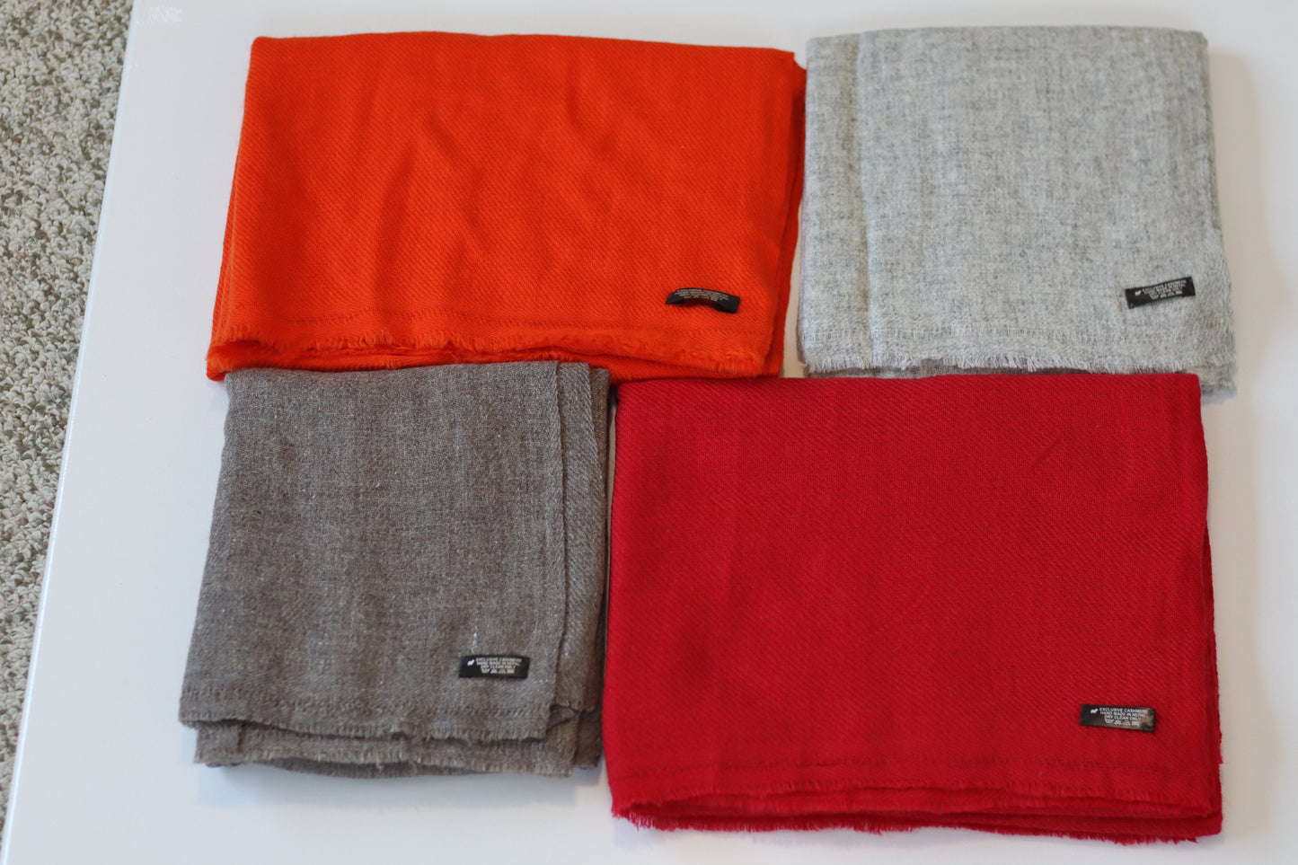 Handmade 100% Ring Cashmere Scarf Handmade in Nepal Light Soft and Warm Fair-trade from Nepali Artist Clearance Holiday Special Christmas Gift