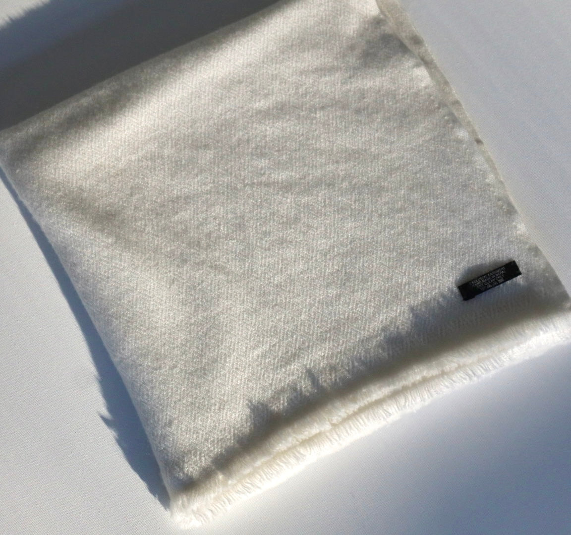 Handmade 100% Cashmere Scarf Black-Friday Special Price! Handmade in Nepal Thick Soft and Warm Fair-trade from Nepali Artist Clearance