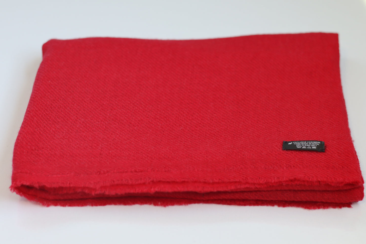 Handmade 100% Ring Cashmere Scarf Handmade in Nepal Light Soft and Warm Fair-trade from Nepali Artist Clearance Holiday Special Christmas Gift