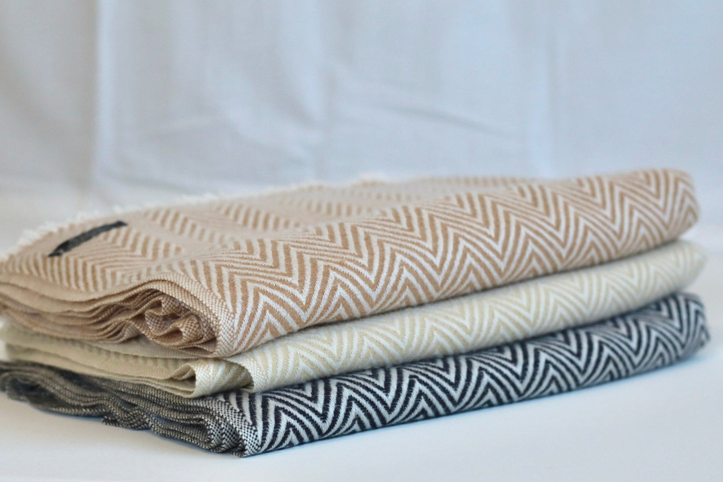 Handmade 100% Cashmere Scarf Black-Friday Special Price! Handmade in Nepal Thick Soft and Warm Fair-trade from Nepali Artist Clearance