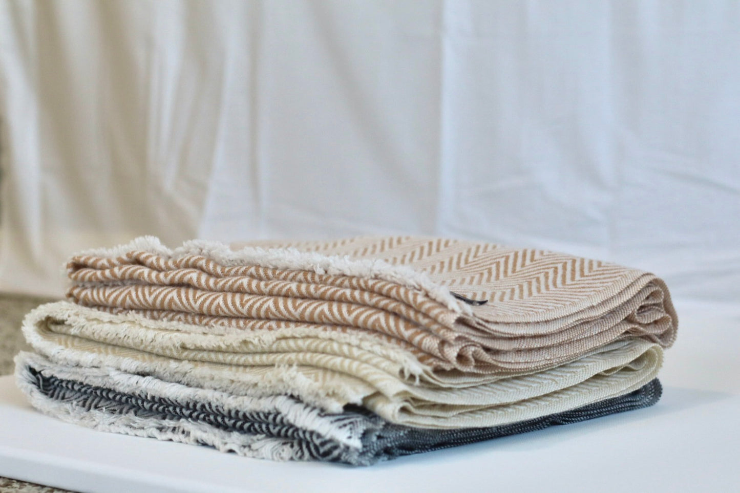 Handmade 100% Cashmere Scarf Black-Friday Special Price! Handmade in Nepal Thick Soft and Warm Fair-trade from Nepali Artist Clearance