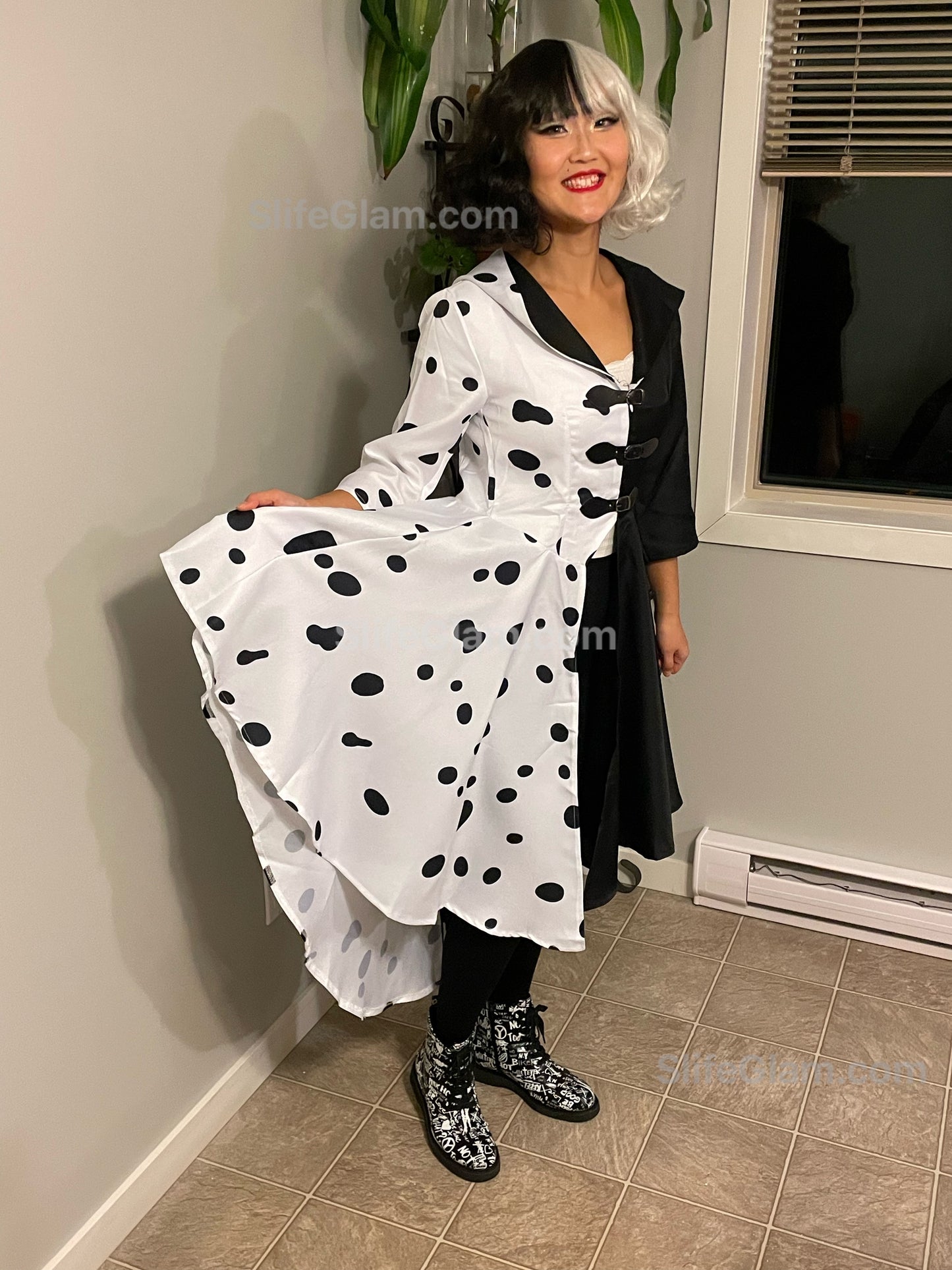 Cruella De Ville Halloween Costume Cruella De Ville Wig Cosplay