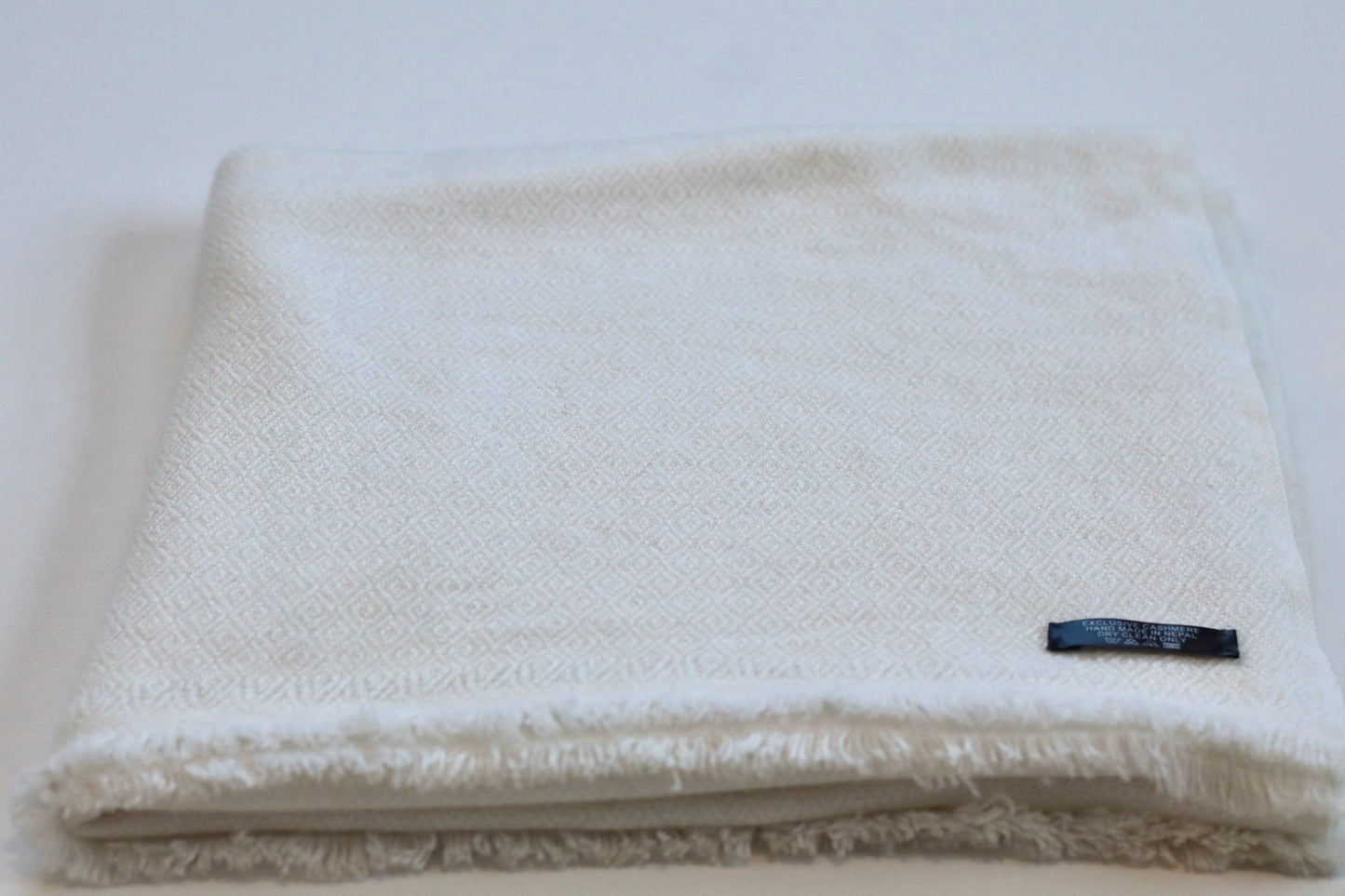 Handmade 100% Cashmere Scarf Black-Friday Special Price! Handmade in Nepal Thick Soft and Warm Fair-trade from Nepali Artist Clearance