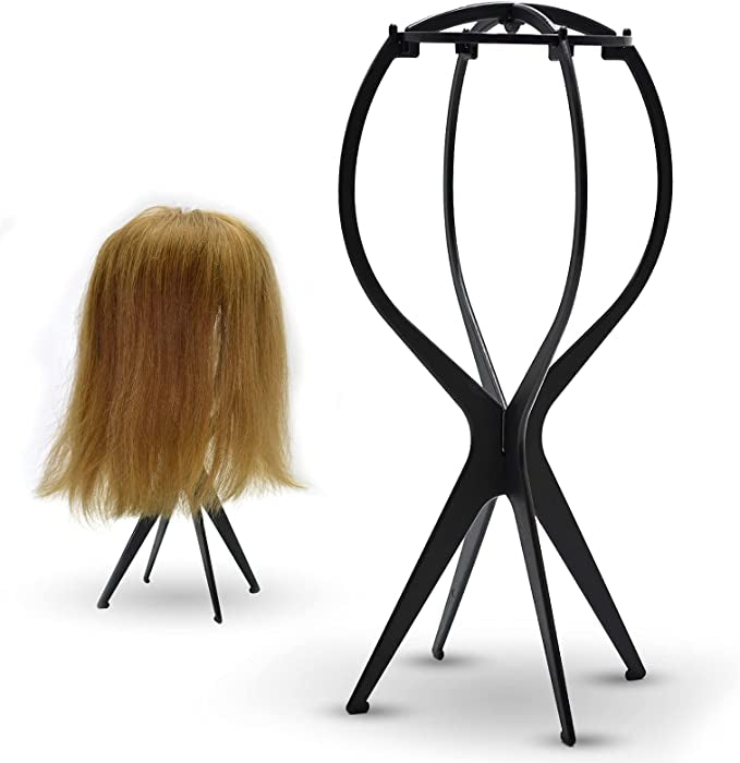 Toupee and Wig Stand, Durable Wig Holder Stands for Displaying Wigs Toupee Exhibitions (1PC) Wig Accessories