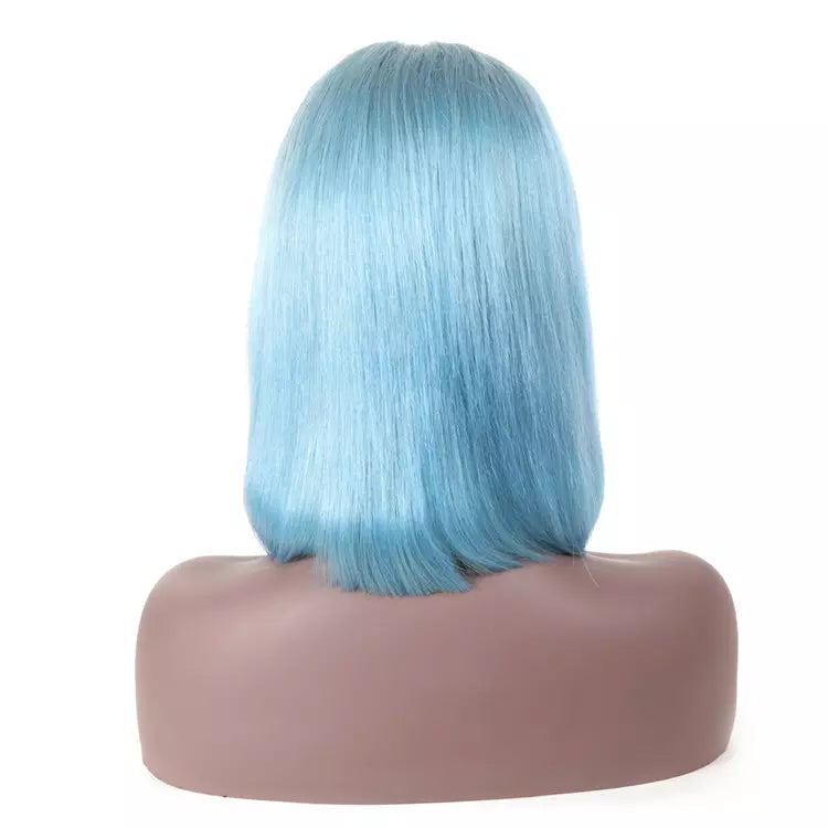 613 Platinum Blonde Human Hair Colorful Wig Full Lace Wig, Ombre Bob Half Lace Front Wig Human Hair Wig Blonde 613 Hd Lace Frontal Bob Wig 4*4 Transparent Lace Front Wig Grey Wig Blue Wig Red Wig Strawberry Blonde Wig