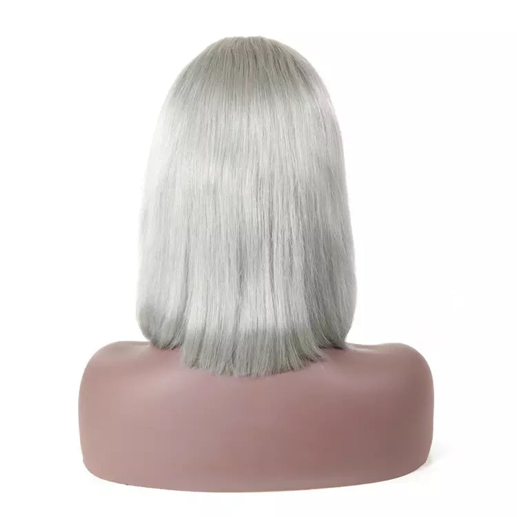 613 Platinum Blonde Human Hair Colorful Wig Full Lace Wig, Ombre Bob Half Lace Front Wig Human Hair Wig Blonde 613 Hd Lace Frontal Bob Wig 4*4 Transparent Lace Front Wig Grey Wig Blue Wig Red Wig Strawberry Blonde Wig