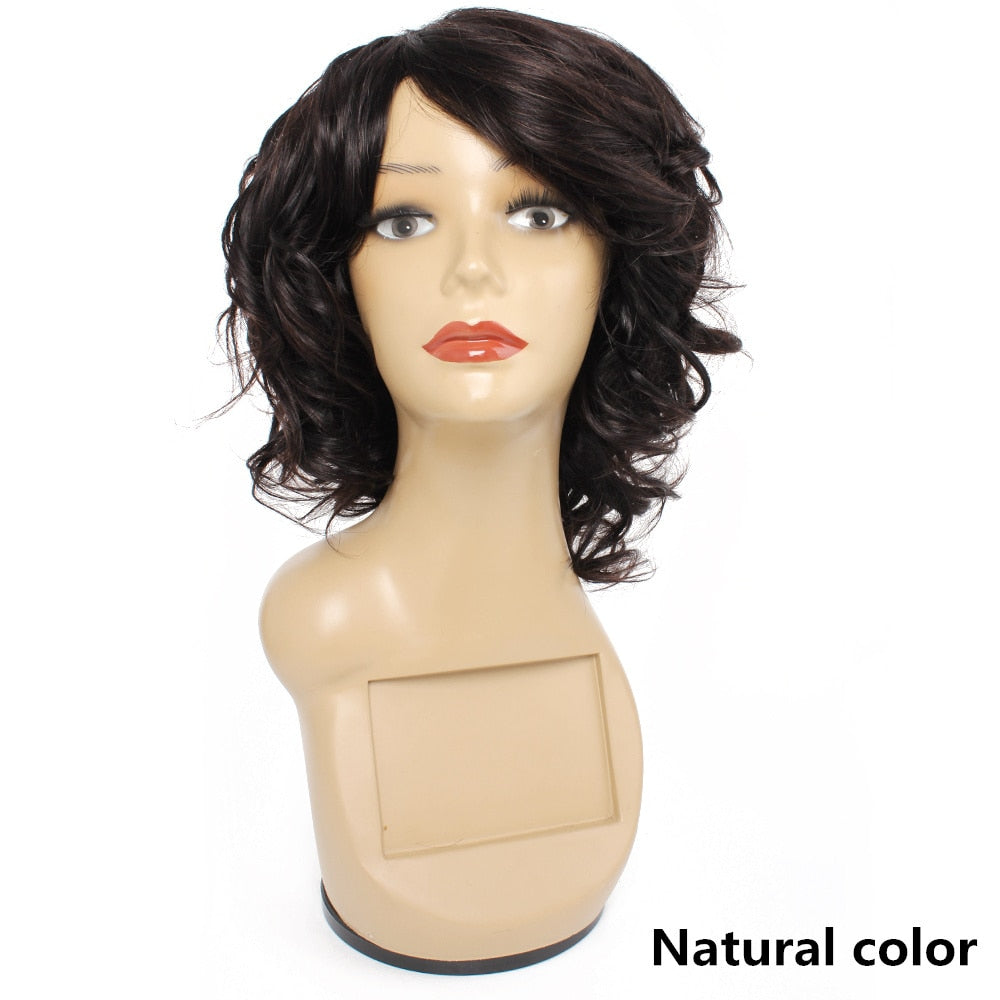 Glueless Wigs 1B27 1B30 1B Burgundy Natural Color Romance Wave Indian Human Hair Wigs Honey Blonde Pre-colored Machine Made Wig