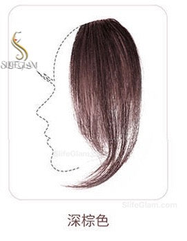 Human Remy Hair Side Bang Hair Extensions