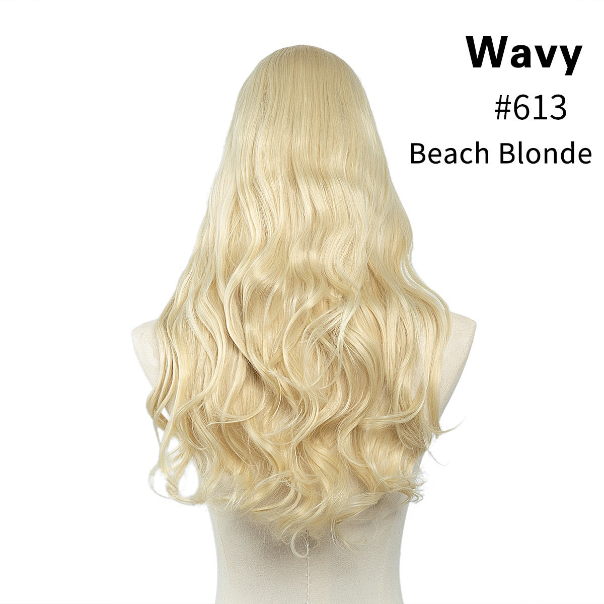 SlifeGlam One Big Piece Clip-in Curly Hair Extensions 24 inches Wavy Blonde Black Brown  Copper Red Hair Extensions