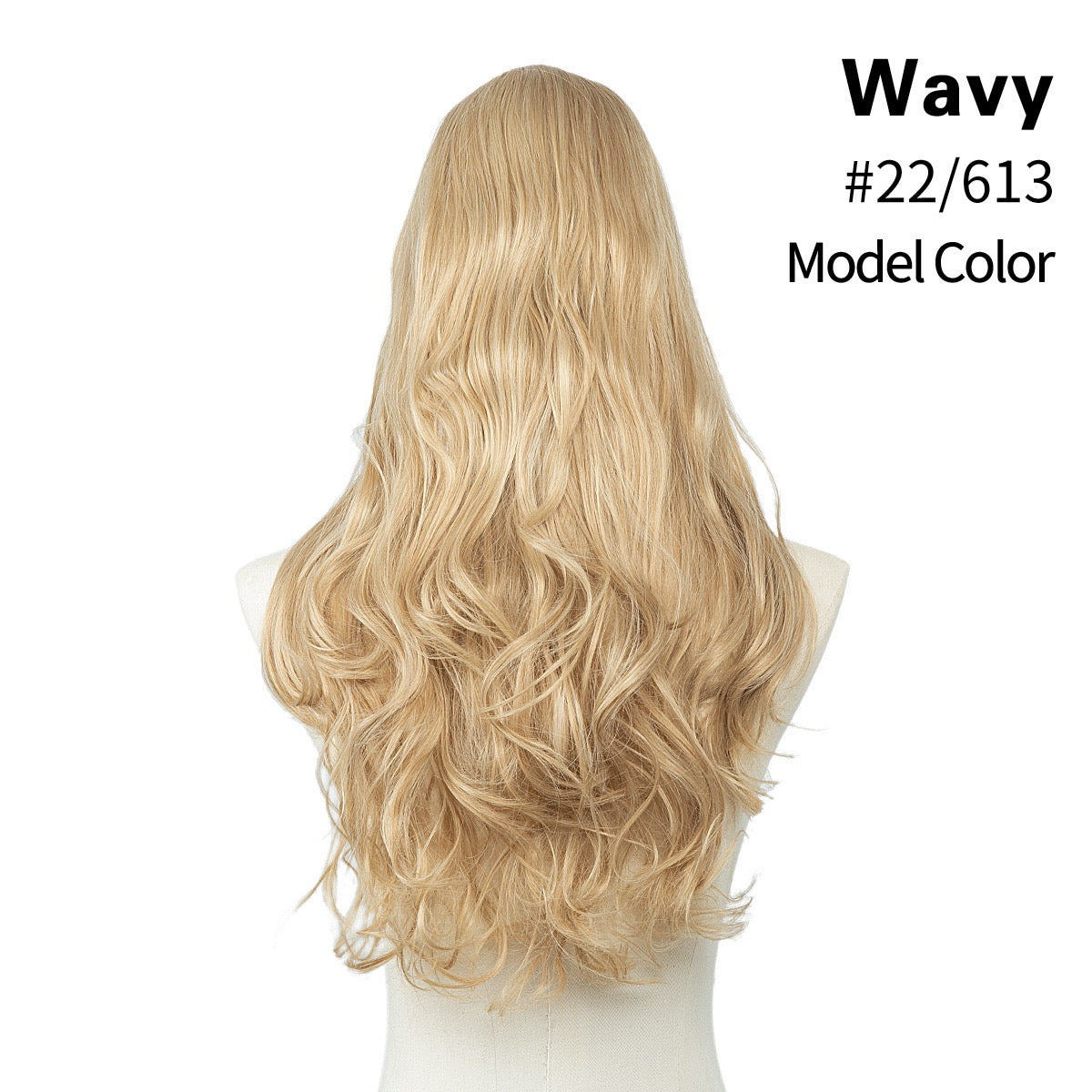 SlifeGlam One Big Piece Clip-in Curly Hair Extensions 24 inches Wavy Blonde Black Brown  Copper Red Hair Extensions