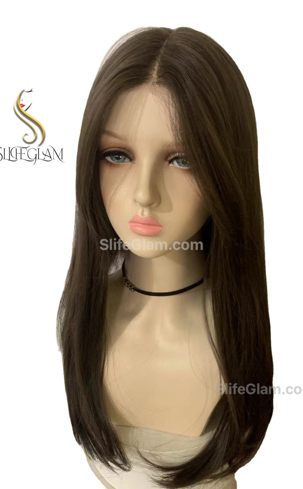 Realistic Lace Front T-Part Long Natural Black Wig