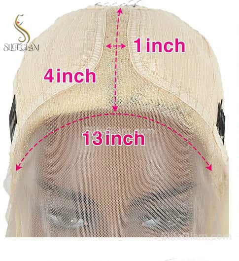 Beautiful Realistic Lace Front Plantinum Blonde Straight Curly Wig 26 And 28 Inches