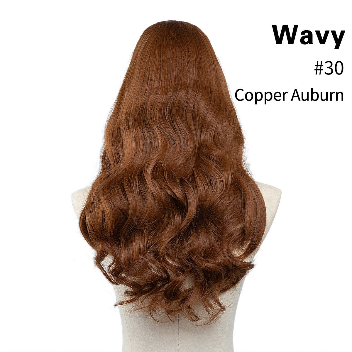 SlifeGlam One Big Piece Clip-in Curly Hair Extensions 24 inches Wavy Blonde Black Brown  Copper Red Hair Extensions