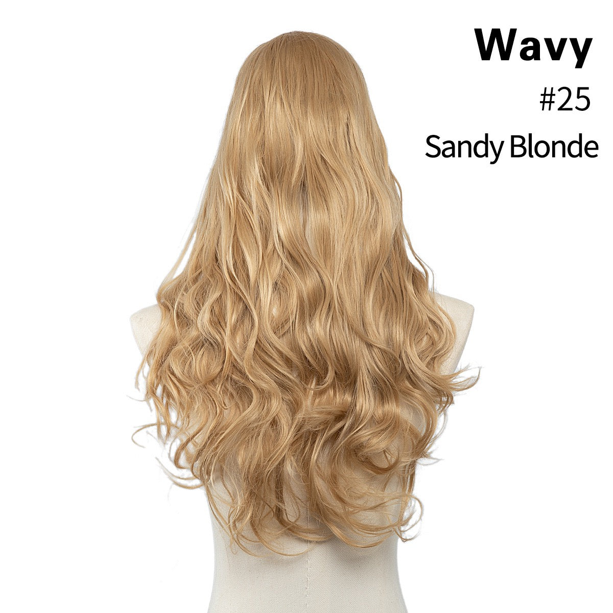 SlifeGlam One Big Piece Clip-in Curly Hair Extensions 24 inches Wavy Blonde Black Brown  Copper Red Hair Extensions