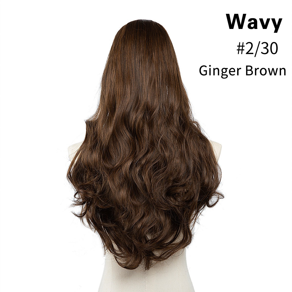 SlifeGlam One Big Piece Clip-in Curly Hair Extensions 24 inches Wavy Blonde Black Brown  Copper Red Hair Extensions