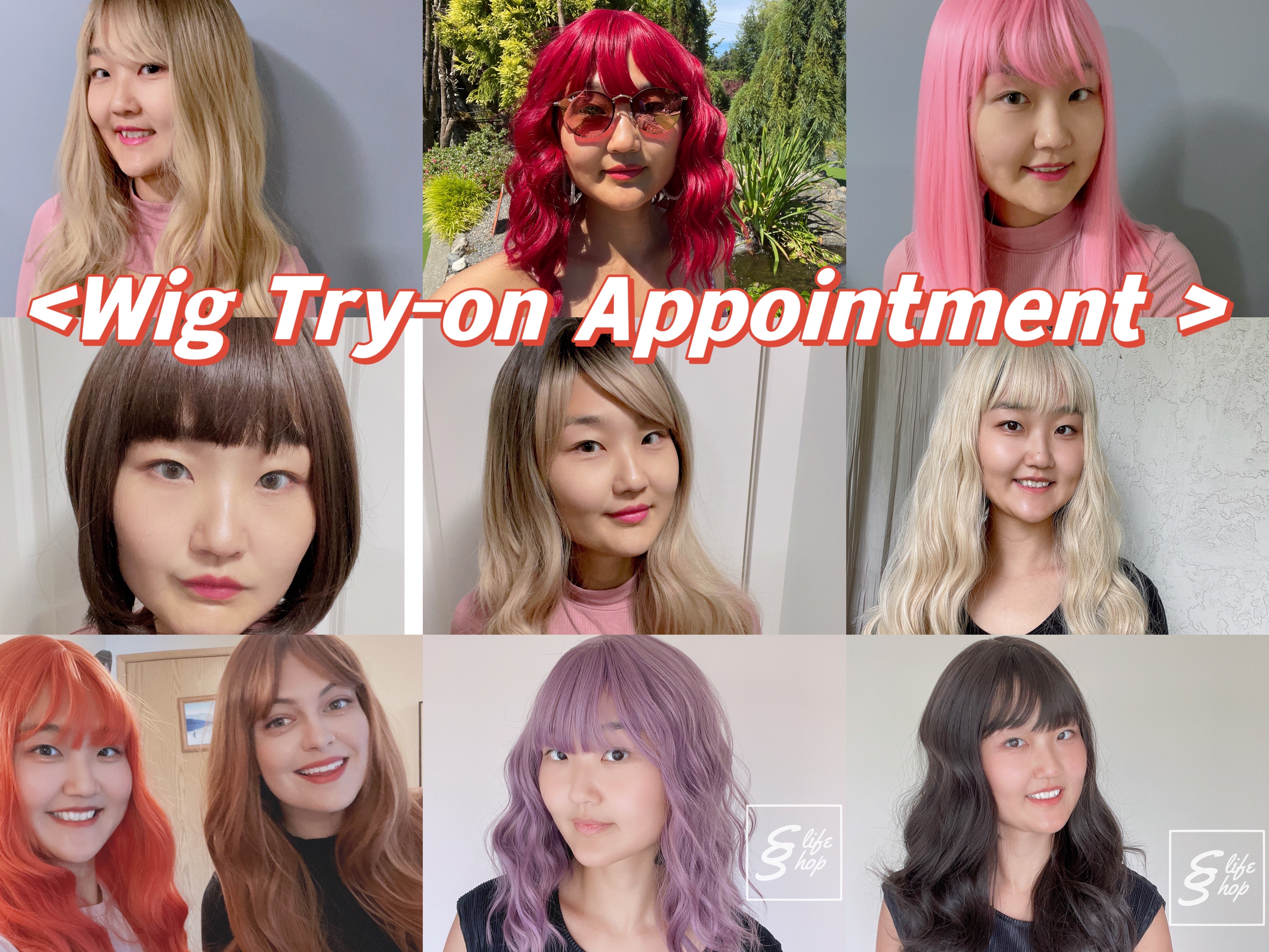 Wig Try on Appointment in Victoria BC SlifeGLAM