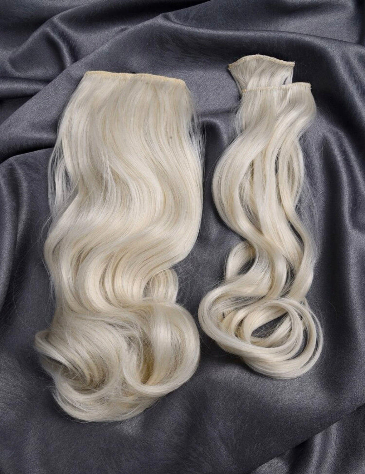 Platinum Blonde 3 piece Hair Extensions