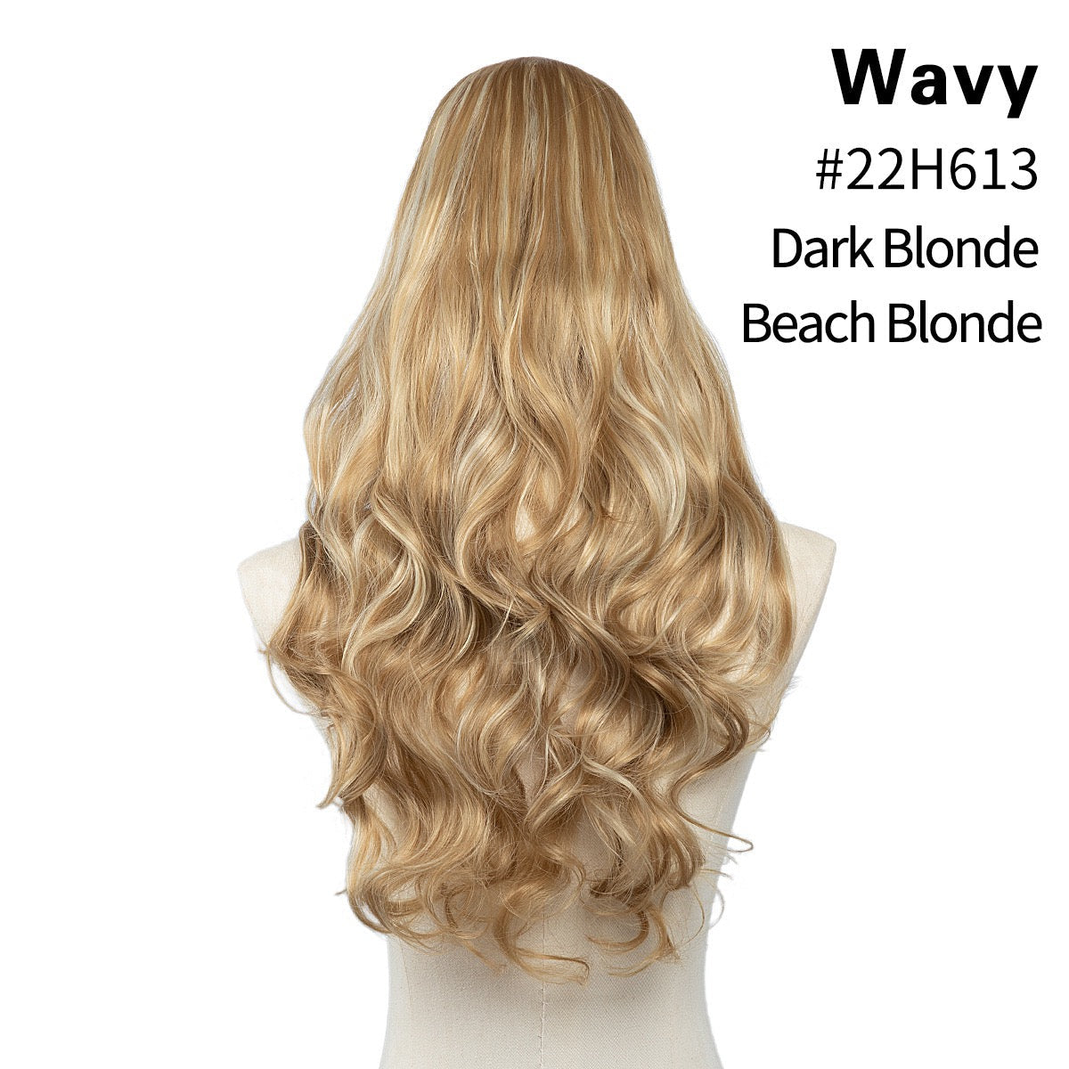 SlifeGlam One Big Piece Clip-in Curly Hair Extensions 24 inches Wavy Blonde Black Brown  Copper Red Hair Extensions