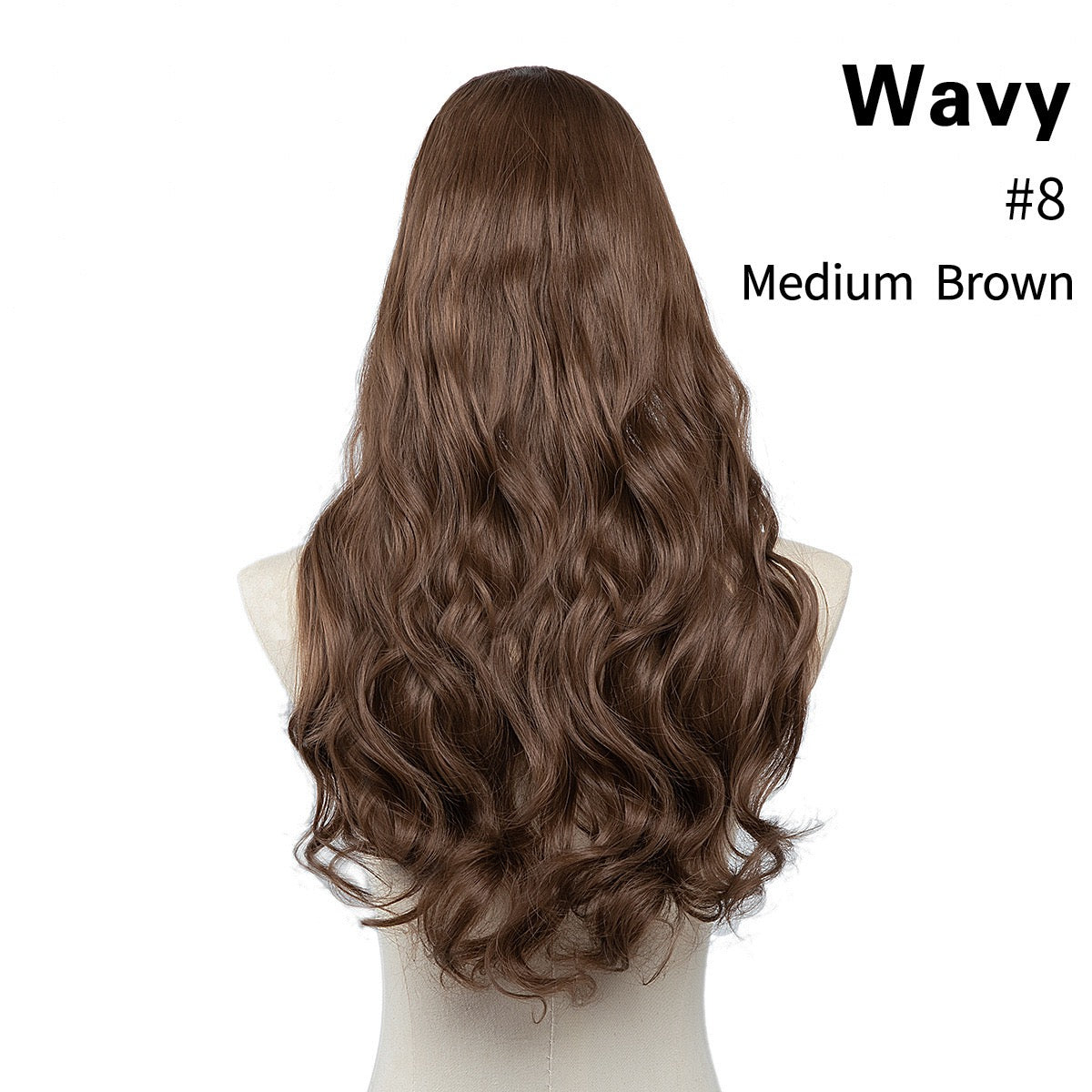 SlifeGlam One Big Piece Clip-in Curly Hair Extensions 24 inches Wavy Blonde Black Brown  Copper Red Hair Extensions