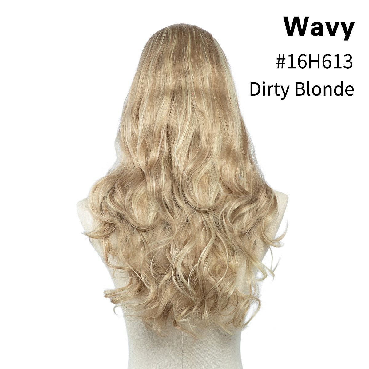 SlifeGlam One Big Piece Clip-in Curly Hair Extensions 24 inches Wavy Blonde Black Brown  Copper Red Hair Extensions