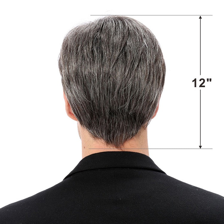 Short Men’s Wig Gender Neutral Wig Black Dark Brown Blonde Natural Realistic