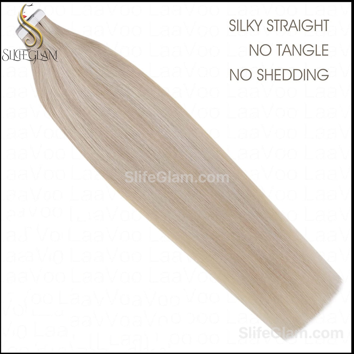 100% Remy Human Hair Blonde Tape-in Hair Extensions 50G Platinum Blonde Honey Blonde Brown Dark Blonde