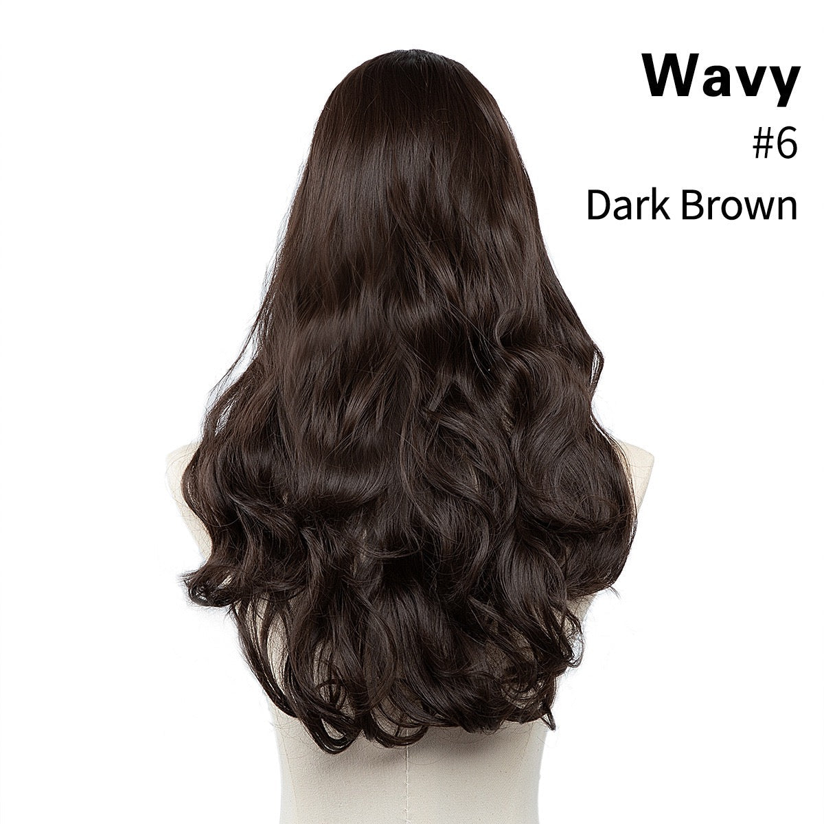 SlifeGlam One Big Piece Clip-in Curly Hair Extensions 24 inches Wavy Blonde Black Brown  Copper Red Hair Extensions